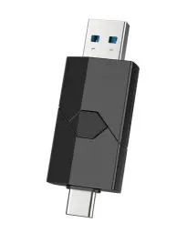 Produktbild: Vansuny USB C Stick USB 128GB 3.0, Dual USB Stick 128GB USB A + USB C Stick, Type C OTG für iPhone 15/Smartphone/Tablet Mac/Computer