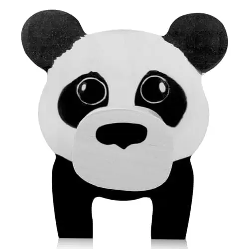 Produktbild: Vanyibro Brillenhalter aus Holz, 3D-Holz-Puzzle-Brillenständer, Sonnenbrillen-Präsentationsständer, Heimbüro, Schreibtischdekoration (Panda)