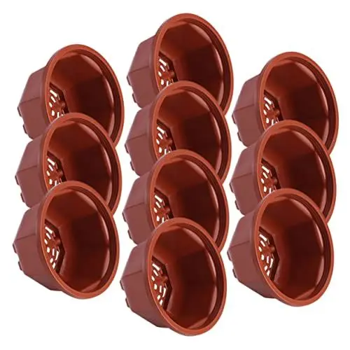 Produktbild: VANZACK Blumentopfständer 10er-Pack Pflanztöpfe Drainage Zimmerpflanzentöpfe Für Wohnzimmer Modernes Design