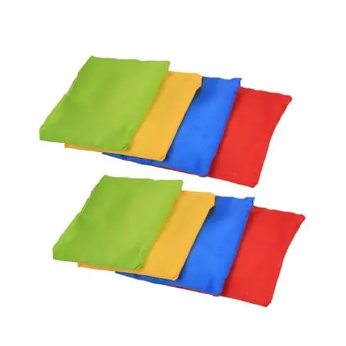 Produktbild: VANZACK Sitzsack-Set Für Kinder Im Freien 12-teiliges Sitzsack-Spielzeug Sitzsäcke Für Spiele Robustes Nylon Leuchtende Farben Ideal Für Die Schule