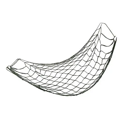 Produktbild: VANZACK 1Stk Urlaub The Holiday solevernebler Dry Soon beileight gärten Faltbare Hängematte schlafendes hängendes Bett schaukel Mesh-Seil-Hängematte Mesh-Hängematte tragbar Rucksack Reisen