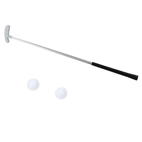 Produktbild: VANZACK 1 Satz Golf-klappstange Tragbarer Golfputter Putter Üben Putter Für Linkshänder Indoor-Golf Minigolfbälle Golfclubs Faltbarer Golfputter Abnehmbarer Putter Kindergolf Zinklegierung
