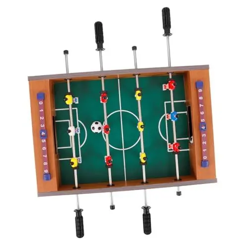 Produktbild: VANZACK 1 Satz Kickermaschine Sportspiele Tragbarer Tischfußball Kickertisch Im Freien Tischfußballball Tischfußball Für Brettspiele Tischspiele Für Erwachsene Fußball-brettspiel Hölzern