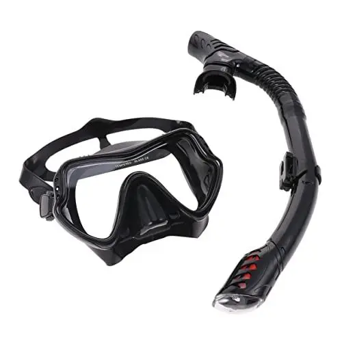 Produktbild: VANZACK Schnorchelmasken-Set 1 Set Silikon-schnorchelmaske Schutzbrille Schnorchelspiegel Schnorchelanzug Für Männer Und Frauen