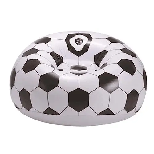 Produktbild: VANZACK Faltbare Lazy Couch Aufblasbares Sofa Air Chair Tragbares Leichtes Entleeren Tragen Fußball-Design