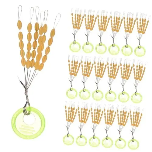 Produktbild: VANZACK 240 STK praktische Angelschwimmer Angelschnur-Bobber Angeln Schwimmer Perlen Angelstopper The Signal thesignal Unravel Angelleine kleine Angelschwimmer Angelschnüre Bobber Oxford