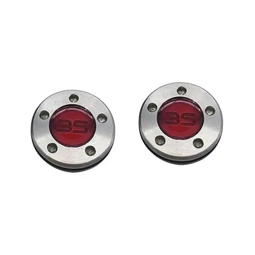 Produktbild: VANZACK 2stücke Golf Putter Gewicht Rot Kompatibel Mit Futura Und Golo Serien Wasserabweisend Mit Gummiring Zur Feuchtigkeitsdichtung Ergänzung Für Golfenthusiasten