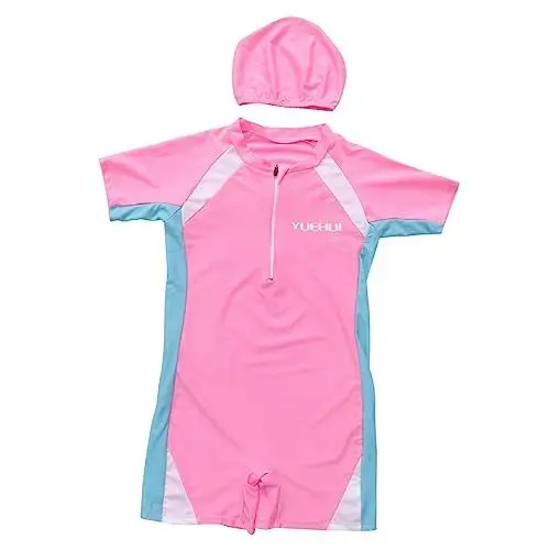 Produktbild: VANZACK 2St Strandkleidung Badeanzüge für Kleinkinder Kleinkind Mädchen Badeanzüge Schwimmshirt Kinder badematte Kinder kinderbademäntel Badeanzug Kinder bademode Neoprenanzüge für Kinder