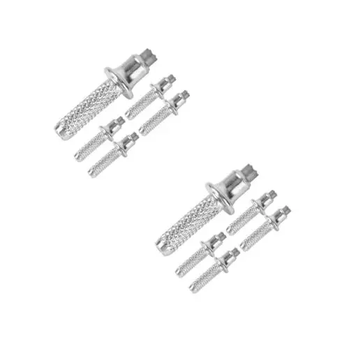 Produktbild: VANZACK 2sets Bergsteigen Teil Wandern Pole Ersatz Clip Trekking Pole Spitze Ersatz Nicht-krücke Spitze 5 Stücke * 2