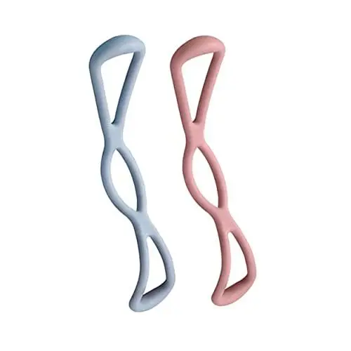 Produktbild: VANZACK Elastischer 8-Figuren-brusttrainer Muskelwiderstandsbänder Für Yoga Fitness-zugtrainer