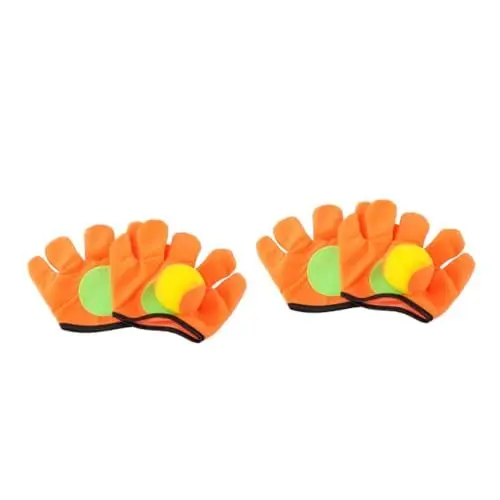 Produktbild: VANZACK 2 Stück Plüschhandschuh Plüschball Kinderspielzeug Kletthandschuh Ballhandschuh