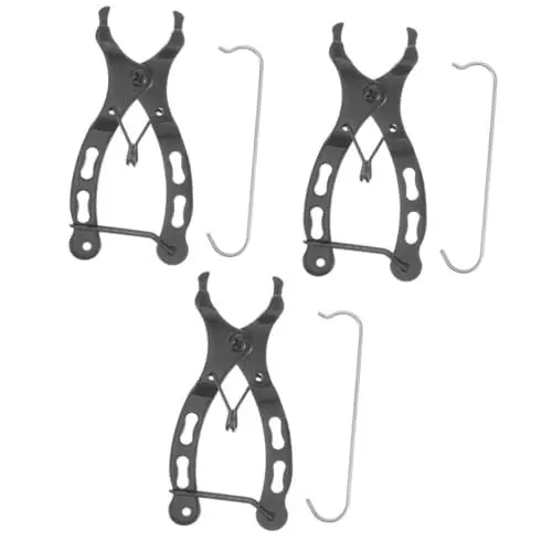 Produktbild: VANZACK 3St Schnellspannzange Bike Chain Tool Fahrradkettengliedöffner Fahrradkettenschlosswechselwerkzeug Fahrradkettenschlosswerkzeug Kettenreparaturschlüssel Kettenreparaturklemme Stahl