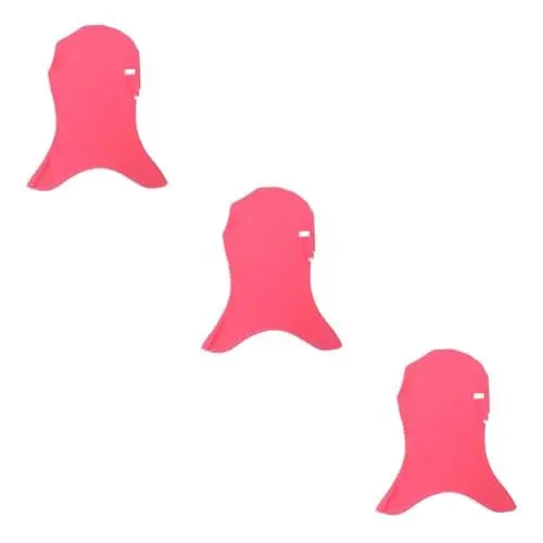 Produktbild: VANZACK 3St professionelle Tauchhaube schützend Schwimmen Abdeckung Kappen Tauchermaske Surfhaube strandklammern Schwimmkappe Kopftuch Tauchkopfbedeckung Vollgesichtsmaske Schnorcheln Rosa