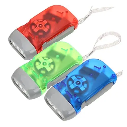 Produktbild: VANZACK 3St tragbare Taschenlampe Clipglow Bausatz Reisetaschenlampe Auto USB taschenlampen led- taschenlampe Laternen Blitzlicht Federstange für Hunde Outdoor-Camping-Taschenlampe Plastik