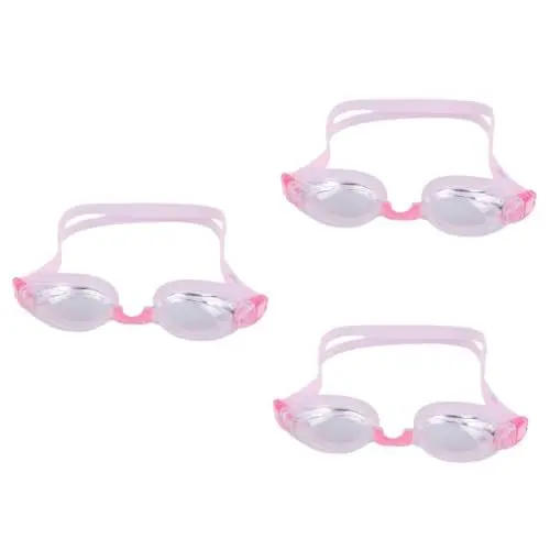 Produktbild: VANZACK 3 Stück Silikon UV Block Brillen Verstellbare Schwimmbrille Strand Pool Zubehör Schwimmbrille