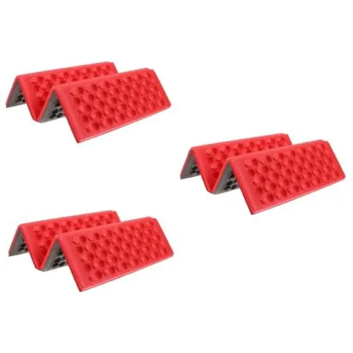 Produktbild: VANZACK 3 Stücke Tragbare Falten Camping Matte Pad Rot Xpe Komfortable Outdoor Sitz Kissen Kompakte Für Wandern