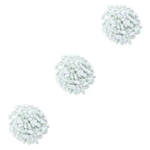 Produktbild: VANZACK 3st Sandstein Steindekor Kieselsteine ​​für Aquarien Botanisches Dekor Aquariumkiesel Pflanzendekor Mikrolandschaft Dekorationen Für Aquarien Weiß Moosflasche Kopfsteinpflaster