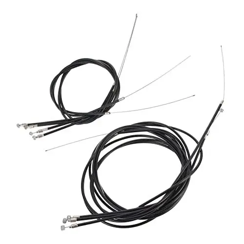 Produktbild: VANZACK Fahrradbremskabel-Set – 4 Sets Für Vorder- Und Hinterrad-ersatzleitungen – Kabellänge – Glatt – Ideal Für & Straße
