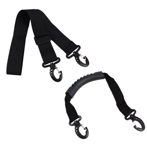 Produktbild: VANZACK 4 Stück Skischuh Gurt Skischuh Handschlaufen Schneeschuh Handschlaufe Rollschuh Gurt Skischuh Halterungsgurte Trägergurt Snowboard Schuh Gurt Snowboard Schuh Träger