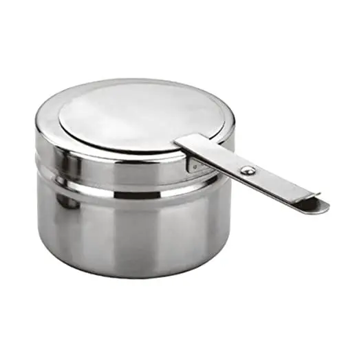 Produktbild: VANZACK 4 Stück stainless steel inoxlm Isolierbehälter für Lebensmittel Pumpspenderflasche geschirr Docht Kraftstoffbehälter Brennstoffhalter für Chafer Heizung Suite Treibstofftank Herd