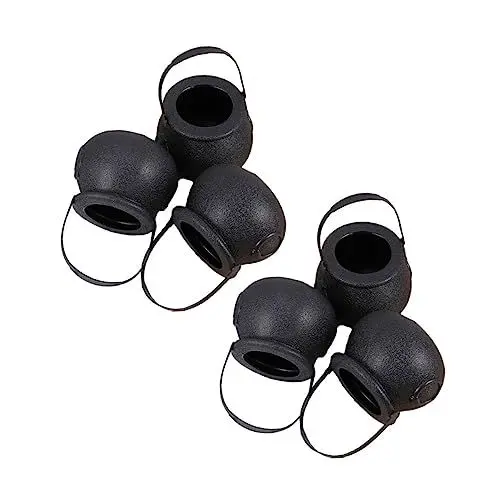 Produktbild: VANZACK 6st Halloween-süßigkeiten-Eimer Halloween-süßigkeits-Tasche Halloween Süßes Sonst Gibts Saures Gastgeschenke Halloween Hexeneimer Mini- Übertopf Kind Tragbar Geschenktasche Plastik