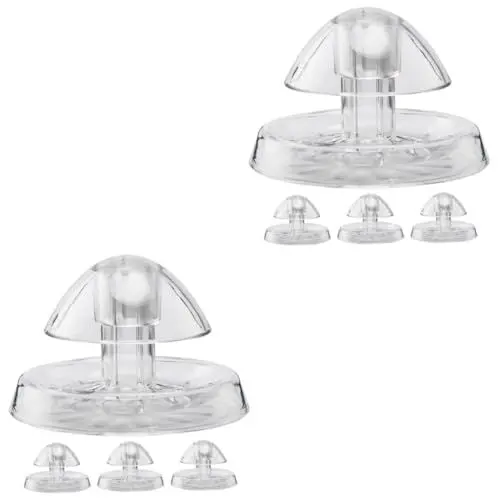 Produktbild: VANZACK 8stücke Aquarium Schneckenfänger Transparente Schneckenfalle Kunststoff Für Effektive Entfernung Von Wasser-Schnecken Im Aquarien Durchmesser