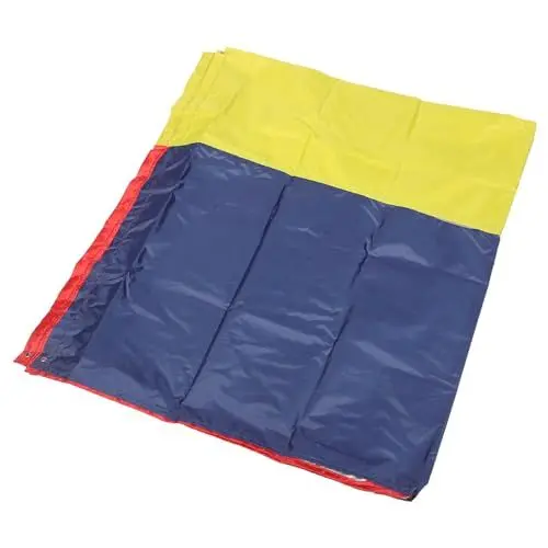 Produktbild: VANZACK Dach Eines Outdoor-spielsets Schaukel-Baldachin Spielplatzüberdachung Planen-Sonnenschutz Für Den Garten Silber Beschichtet Kind Stoff Spielzeugabdeckung