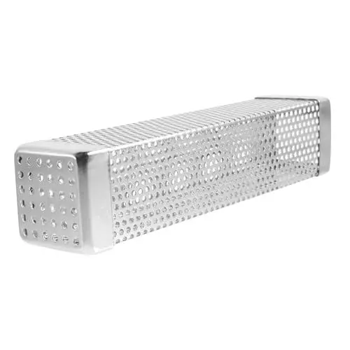 Produktbild: VANZACK Bbq Smoker Box Für Grill Smoker Box Löcher Edelstahl Grill Zubehör