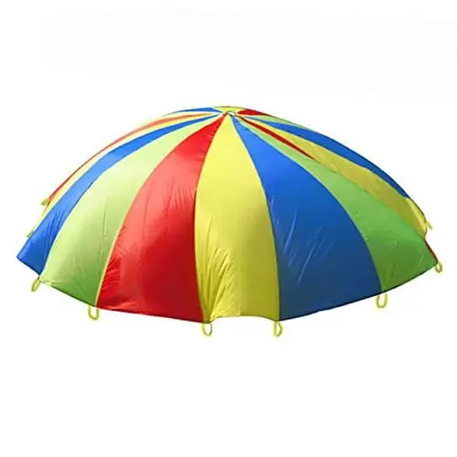 Produktbild: VANZACK 1 1 Meter Regenbogen-fallschirm Kinderspielzeug Für Gymnastik Teambuilding Spaß Im Freien