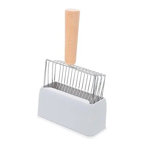 Produktbild: VANZACK Metallhalter 1 Satz Schaufel für Katzenstreu katzenklo zubehör cat Litter Shovel Schaufel der Katzentoilette Ständer für Katzenstreuschaufeln Haustier Katzenversorgung groß Abs