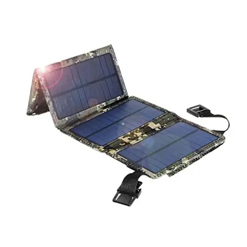 Produktbild: VANZACK Powerbank mit Solarladegerät Solar-Ladegerät cargadores portatiles para celular Handyladegerät tragbares solarpanel Portable solar Panel Charger Solarladegerät für den Außenbereich