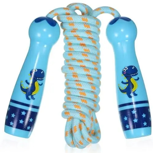 Produktbild: Sosoport Springseil für Anfänger chinesischer Sprung Fitness-Trainingsseil Seilkinder einstellbar Seile preiwuß sportgel bescherung verstellbares Springseil Sport-Springseil Baumwollseil