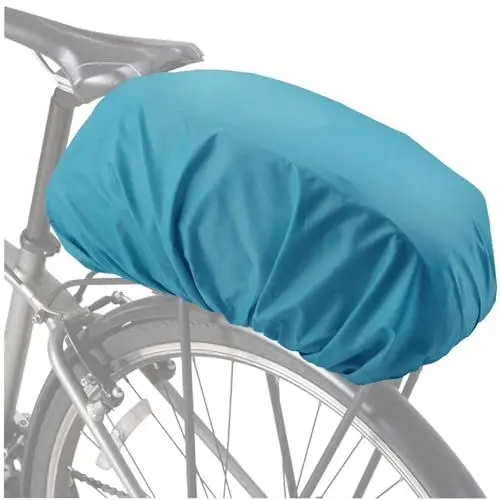 Produktbild: VAOLOAV 5L to 20L Regenschutz für Fahrradkorb Regenschutz Fahrradkorb Regenschutz Abdeckung Überzug für Fahrradkorb Wasserabweisend Farradtasche Bikebasket Regenhaube Blauer See
