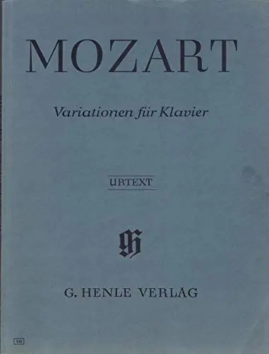 Produktbild: Variationen für Klavier: Besetzung: Klavier zu zwei Händen (G. Henle Urtext-Ausgabe)