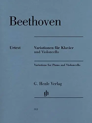 Produktbild: Variationen für Violoncello und Klavier: Instrumentation: Violoncello and Piano (G. Henle Urtext-Ausgabe)