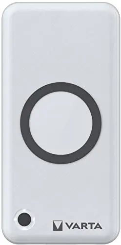 Produktbild: VARTA 2 in 1 Power Bank und Wireless Charger, kabelloses Ladegerät, Powerbank 20000mAh, LED Ladestandanzeige, lädt bis zu 4 Geräte gleichzeitig, inkl. USB C Ladekabel