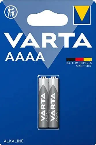 Produktbild: VARTA Batterien AAAA, 2 Stück, Alkaline Special, 1,5V, für medizinische Geräte, Alarmsysteme, Fernbedienungen, kompakt mit langanhaltender & hoher Leistung
