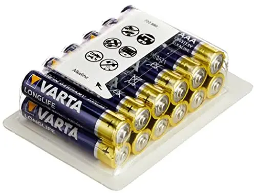 Produktbild: VARTA Batterien AAA, 12 Stück, Longlife, Alkaline, 1,5V, ideal für Fernbedienungen, Wecker, Radios, Made in Germany