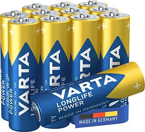 Produktbild: VARTA Batterien AA, 12 Stück, Longlife Power, Alkaline, 1,5V, für Spielzeug, Funkmäuse, Taschenlampen, Made in Germany