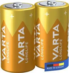 Produktbild: VARTA Batterien C Baby, 2 Stück, Longlife, Alkaline, 1,5V, ideal für Fernbedienungen, Wecker, Radios, Made in Germany