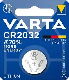 Produktbild: VARTA Batterien Knopfzelle CR2032, 1 Stück, Lithium Coin, 3V, kindersichere Verpackung, für elektronische Kleingeräte - Autoschlüssel, Fernbedienungen, Waagen