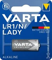 Produktbild: VARTA Batterien LR1/N/Lady, 1 Stück, Alkaline Special, 1,5V, für Uhren, Alarmanlagen, Fotoapparate, Taschenrechner, Garagentoröffner