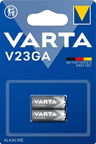 Produktbild: VARTA Batterien V23GA, 2 Stück, Alkaline Special, 12V, für Fernbedienungen, Alarmanlagen, Garagentoröffner, Kameras, kompakt mit langanhaltender & hoher Leistung