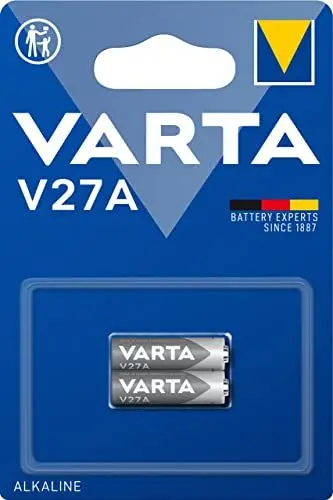 Produktbild: VARTA Batterien V27A, 2 Stück, Alkaline Special, 12V, für Uhren, Fernbedienungen, Taschenrechner, kompakt mit langanhaltender & hoher Leistung