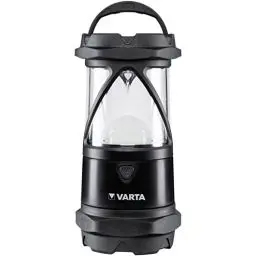 Produktbild: VARTA Campinglampe LED inkl. 6x AA Batterien Camping Laterne, Indestructible L30 Pro, Lampe mit vier Leuchtmodi inkl. Nachtlicht-Modus, wasser- und staubgeschützt, für Angeln, Outdoor, Stromausfall