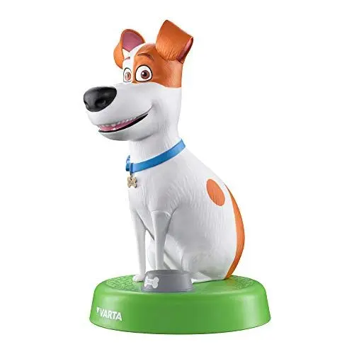 Produktbild: VARTA Pets Nachtlicht Max (für Kinder inkl. 3xAAA Longlife Power Batterien Taschenlampe, Orientierungslicht, Stimmungslicht für Schlafzimmer mit Touch-Sensor und An- und Ausschalt-Funktion)
