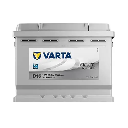 Produktbild: VARTA Silver Dynamic D15 Autobatterie, 563 400 061, 12 V, 63 Ah, 610 A