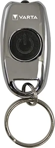 Produktbild: VARTA Taschenlampe LED inkl. 2x CR2016 Batterien, Metal Key Chain Light, Taschenleuchte mit Schlüsselring, ultra kompakter Schlüsselanhänger, Schlüsselleuchte mit 2 Lichtmodi