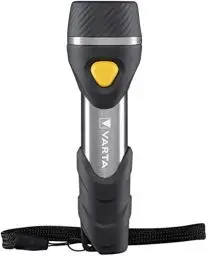 Produktbild: VARTA Taschenlampe mit 5 LEDs inkl. 1x AA Batterien, Day Light Multi LED F10 Leuchte, Taschenleuchte mit Anhänger, Lampe ideal für Haushalt, Angeln, Garage, Notfall, Stromausfall, Outdoor