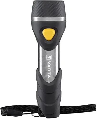 Produktbild: VARTA Taschenlampe mit 5 LEDs inkl. 1x AA Batterien, Day Light Multi LED F10 Leuchte, Taschenleuchte mit Anhänger, Lampe ideal für Haushalt, Angeln, Garage, Notfall, Stromausfall, Outdoor